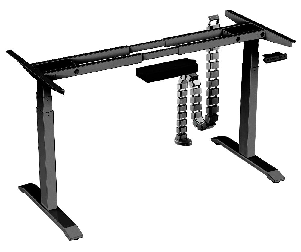 Cadru birou reglabil pe inaltime cu memorie A103-2, negru, Sunyyo